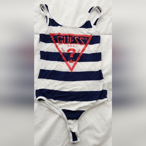 GUESS VINTAGE BODYSUIT SIZE XS - Picture 8 of 10